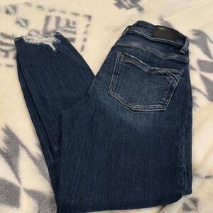 Buckle Black no.35 Dark Blue Distressed Women Jeans